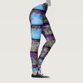 Leggings Briques Bleu violet gris (Droite)