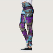 Leggings Briques Bleu violet gris (Gauche)
