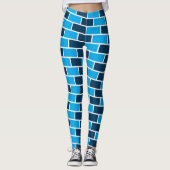 Leggings Briques bleues (Devant)