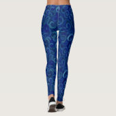 Leggings Brochures Abstraites (Dos)