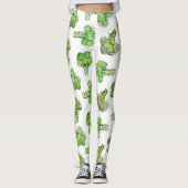 Leggings brocoli - dispersé (Devant)