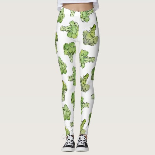 Leggings brocoli - dispersé (Devant)