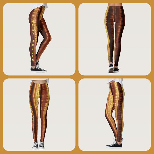 Leggings Bronze Glam Doré