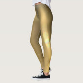 Leggings Bronze Golden Pewer brillant Chic Glam Or (Gauche)