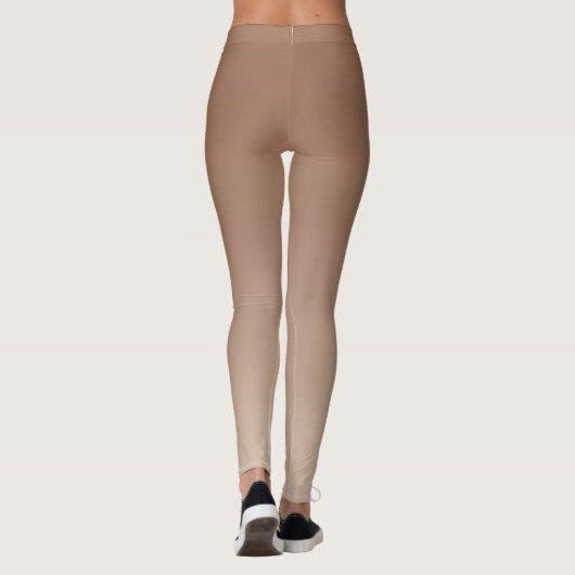 Leggings Bronze rustique élégant (Dos)