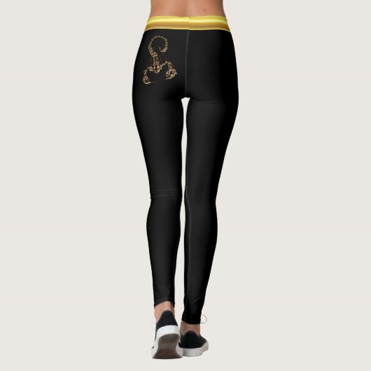 Leggings Bronze scorpion poisoneux insecte très venimeux (Dos)