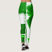 Leggings Brosse verte (Dos)