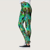 Leggings Brosses modernes Abstraites (Gauche)