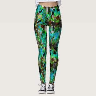 Leggings Brosses modernes Abstraites