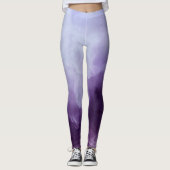Leggings Brouillard pourpre Mystérieux Mist Smoky Halloween (Devant)