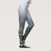 Leggings Brouillard sur la forêt d'épinette couverte de nei (Droite)
