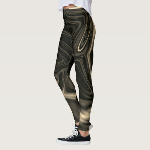 Leggings Brown curves or undulation, brown darkest.