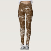 Leggings Brown désorganisé (Devant)