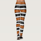 Leggings Brown et blanc (Dos)