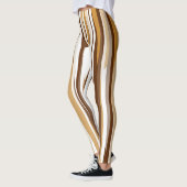 Leggings Brown et jaune (Gauche)