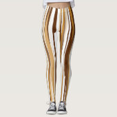 Leggings Brown et jaune (Devant)