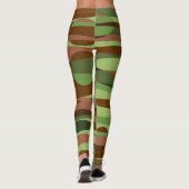 Leggings Brown et verts militaires (Dos)