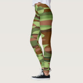 Leggings Brown et verts militaires (Gauche)