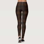 Leggings Brown, Graphite, Bronze, Tatan Twill Noir ; Plaid (Dos)