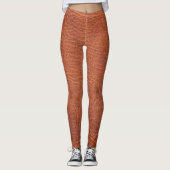 Leggings Brown leather (Devant)