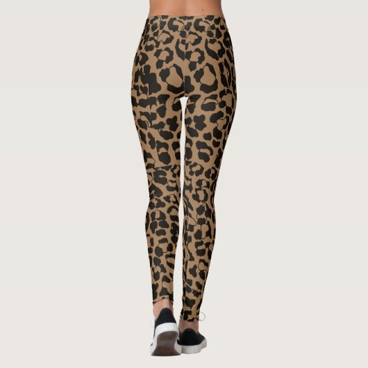 Leggings Brown Leopard Safari (Dos)