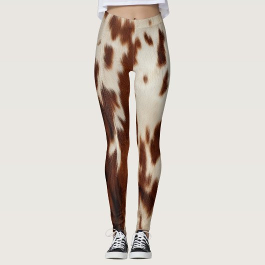 Leggings Brown noir blanc (Devant)