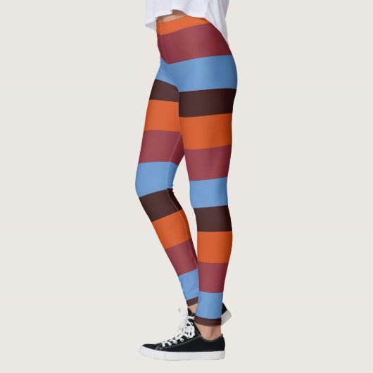 leggings Brown, orange et bleus (Gauche)