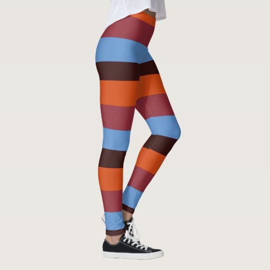 leggings Brown, orange et bleus (Droite)