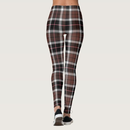 Leggings Brown Plaid (Dos)