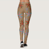 Leggings Brown Star Active (Dos)