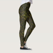 Leggings Brown vert Cru Natural Rock Monogramme personnalis (Droite)