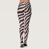 Leggings Brown Zebra (Dos)