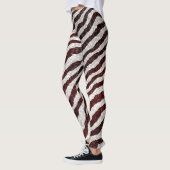 Leggings Brown Zebra (Gauche)