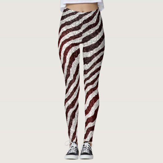 Leggings Brown Zebra (Devant)