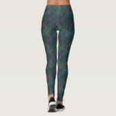 Leggings Bruit électrique ambiant numérique Abstrait imprim (Dos)