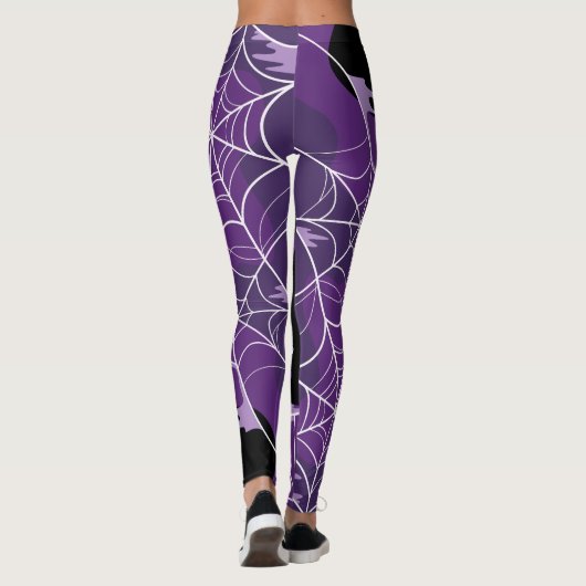 Leggings Brume d'araignée violette (Dos)