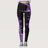 Leggings Brume d'araignée violette (Devant)