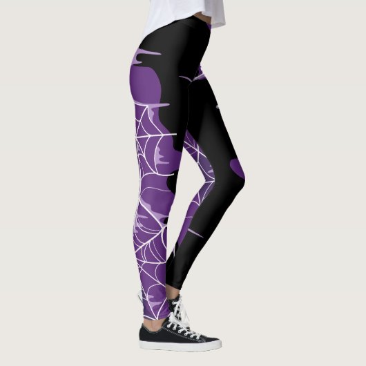 Leggings Brume d'araignée violette (Droite)