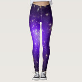 Leggings Brume pourpre dans l'espace NASA (Devant)