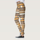 Leggings brun aztèque (Gauche)