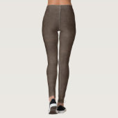 Leggings Brun Chocolat (Dos)