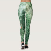 Leggings Brunette Princess : Aquarelle de la forêt de fées (Dos)
