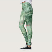 Leggings Brunette Princess : Aquarelle de la forêt de fées (Gauche)