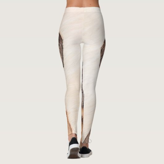 Leggings Bruxelles Griffon Smooth Painting Original Chien A (Dos)