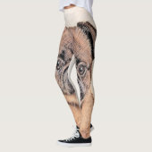 Leggings Bruxelles Griffon Smooth Painting Original Chien A (Gauche)