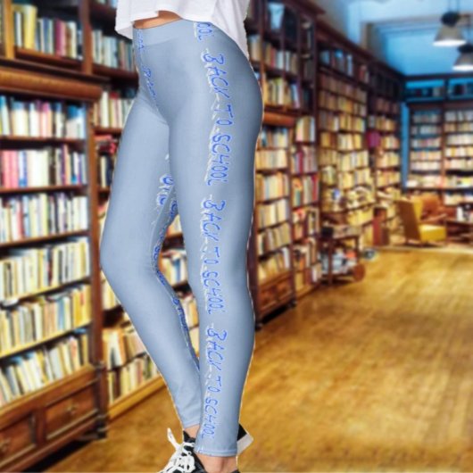 Leggings BTS bleu foncé