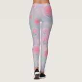 Leggings Bubble Bloom Garden – Pastel Floral Pattern for Gi (Dos)