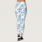 Leggings - Bubbles in Blauw (Achterkant)