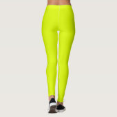 Leggings Buddy Couleurs solides Chartreuse Jaune (Dos)