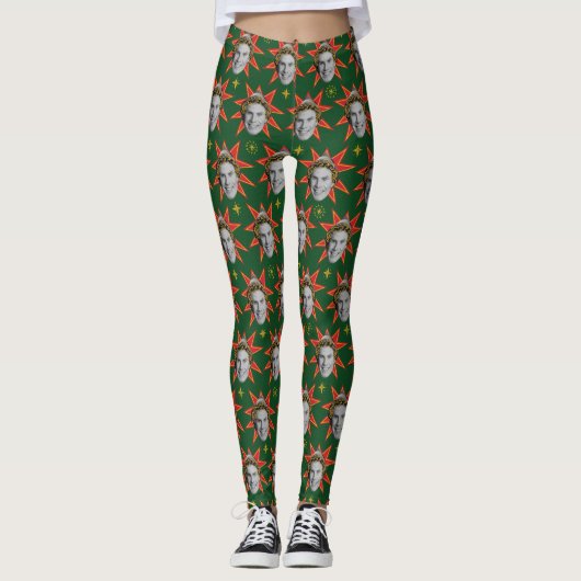 Leggings Buddy the Elf Emotions Pattern (Devant)